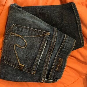 Citizens of Humanity Blue Denim cropped jeans